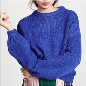 For Love and Lemons Blue Sweater